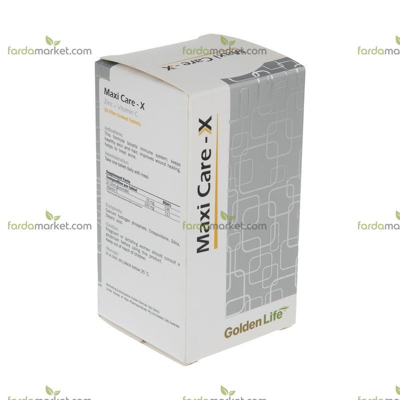 قرص ماکسیکر ایکس گلدن لایف بسته ۳۰ عددی