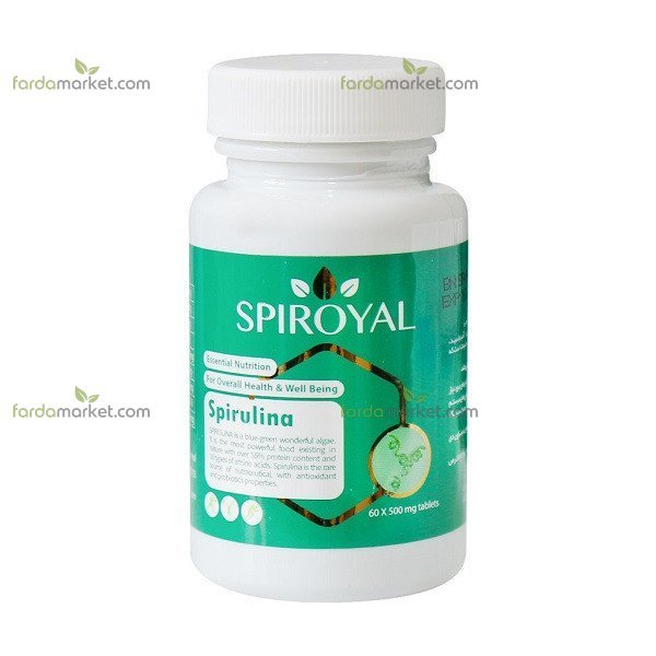 قرص جلبک اسپیرویال ۶۰ عددی