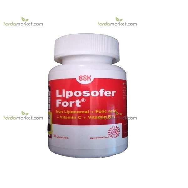 کپسول آهن لیپوزوفر فورت ۳۰ عددی - بنیان سلامت کسری