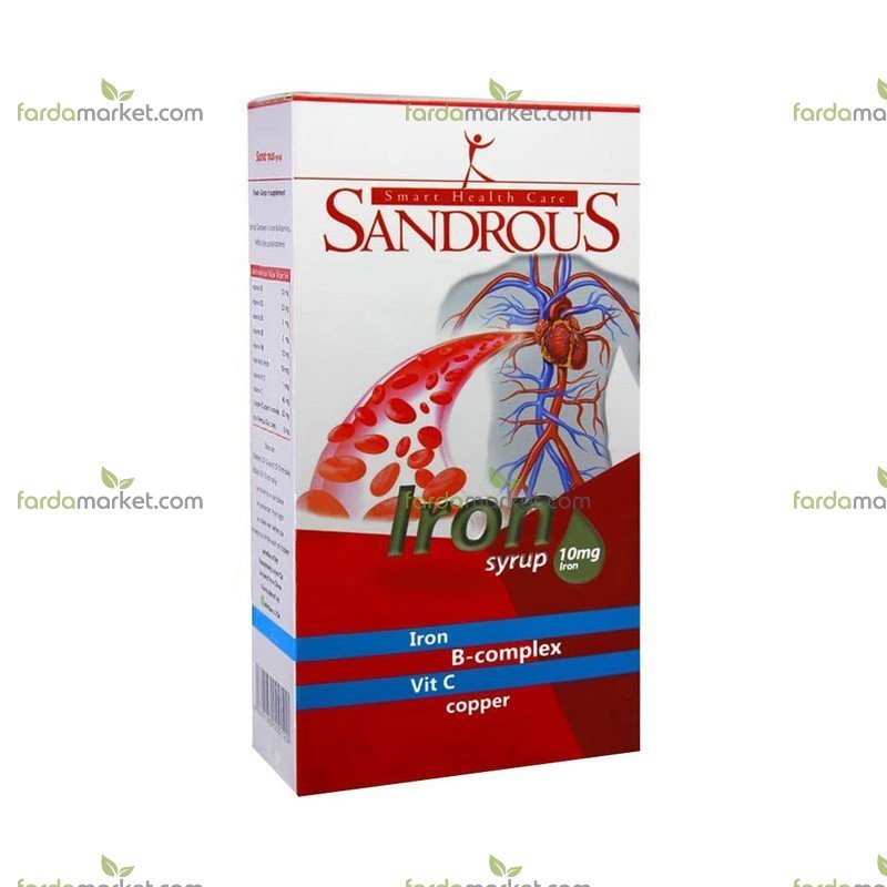 شربت آهن سندروس حجم ۲۰۰ میلی لیتر - سندروس