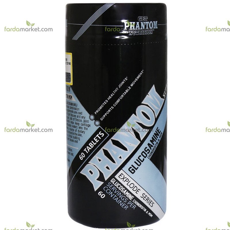 قرص گلوکوزامین کندروئیتین ۶۰ عددی فانتوم نوتریشن