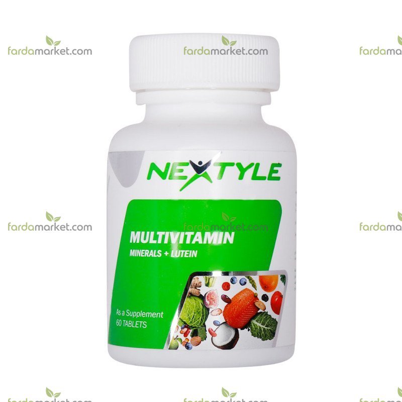 قرص مولتی ویتامین پلاس لوتئین ۶۰ عددی نکستایل