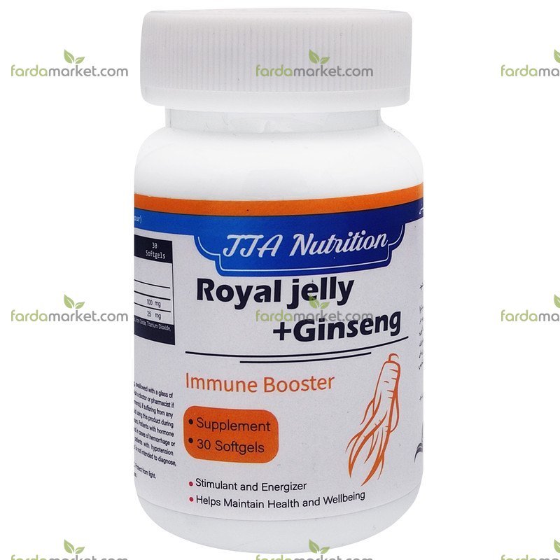 کپسول رویال ژلی و جنسینگ ۳۰ عددی تریتا تجارت آریا