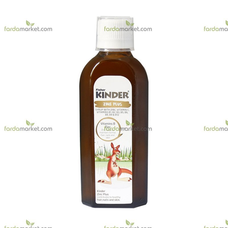 شربت زینک پلاس ۲۰۰ م ل ۱ ع عدد - فیشر کیندر