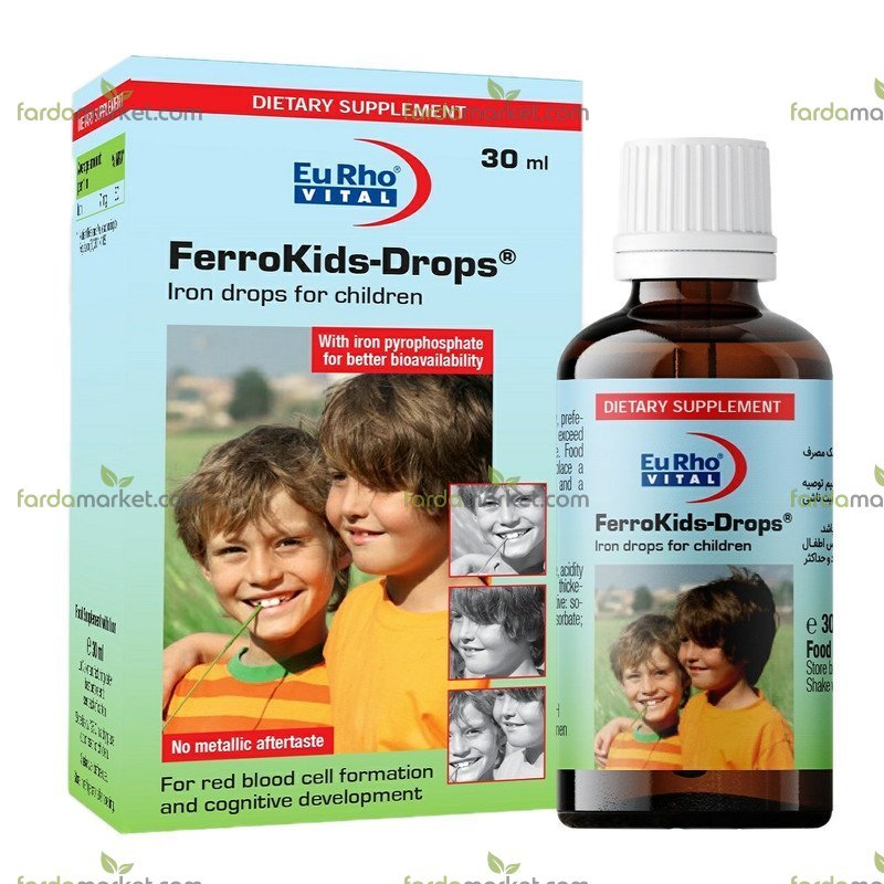 قطره فروکیدز آهن خوراکی 30 میلی لیتر - یوروویتال