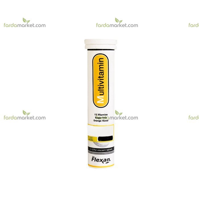 مولتی ویتامین قرص جوشان ۲۰ عدد - فلکسان