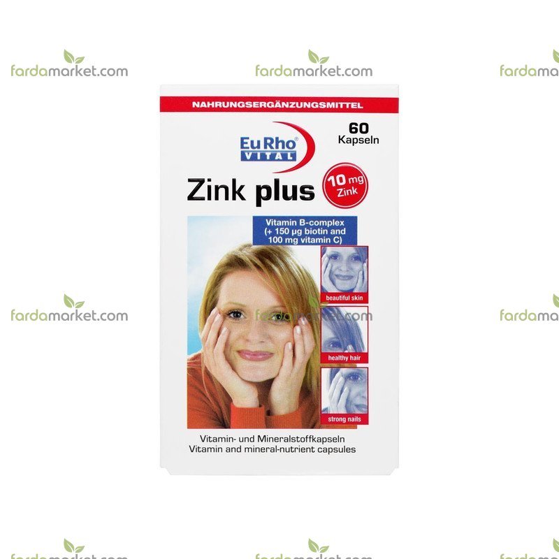 زینک پلاس ۱۰م گ کپسول ۶۰ عددی - یوروویتال