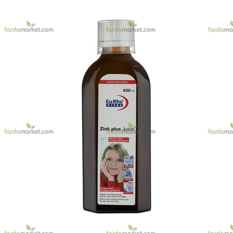 شربت زینک پلاس ۲۰۰ میلی لیتر - یوروویتال